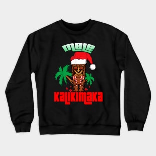 Mele Kalikimaka Merry Christmas Hawaiian Xmas Gift Crewneck Sweatshirt